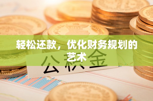 南昌轻松还款，优化财务规划的艺术