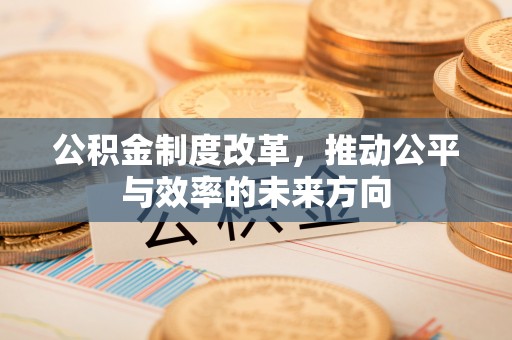 南昌公积金制度改革，推动公平与效率的未来方向
