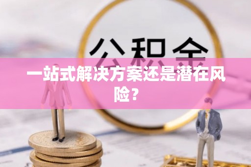 南昌一站式解决方案还是潜在风险？